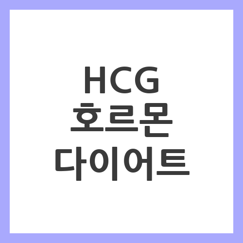 HCG 호르몬